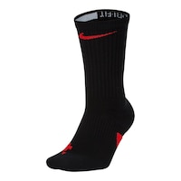 Nike Elite Large Basketball Crew Socks Front_Angled_Left