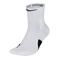 Nike Men's Elite Large Mid Basketball Socks Front_Angled_Left