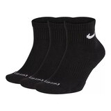 Nike Everyday Plus Quarter Socks, Breathable, 3-Pack Front_Angled_Left