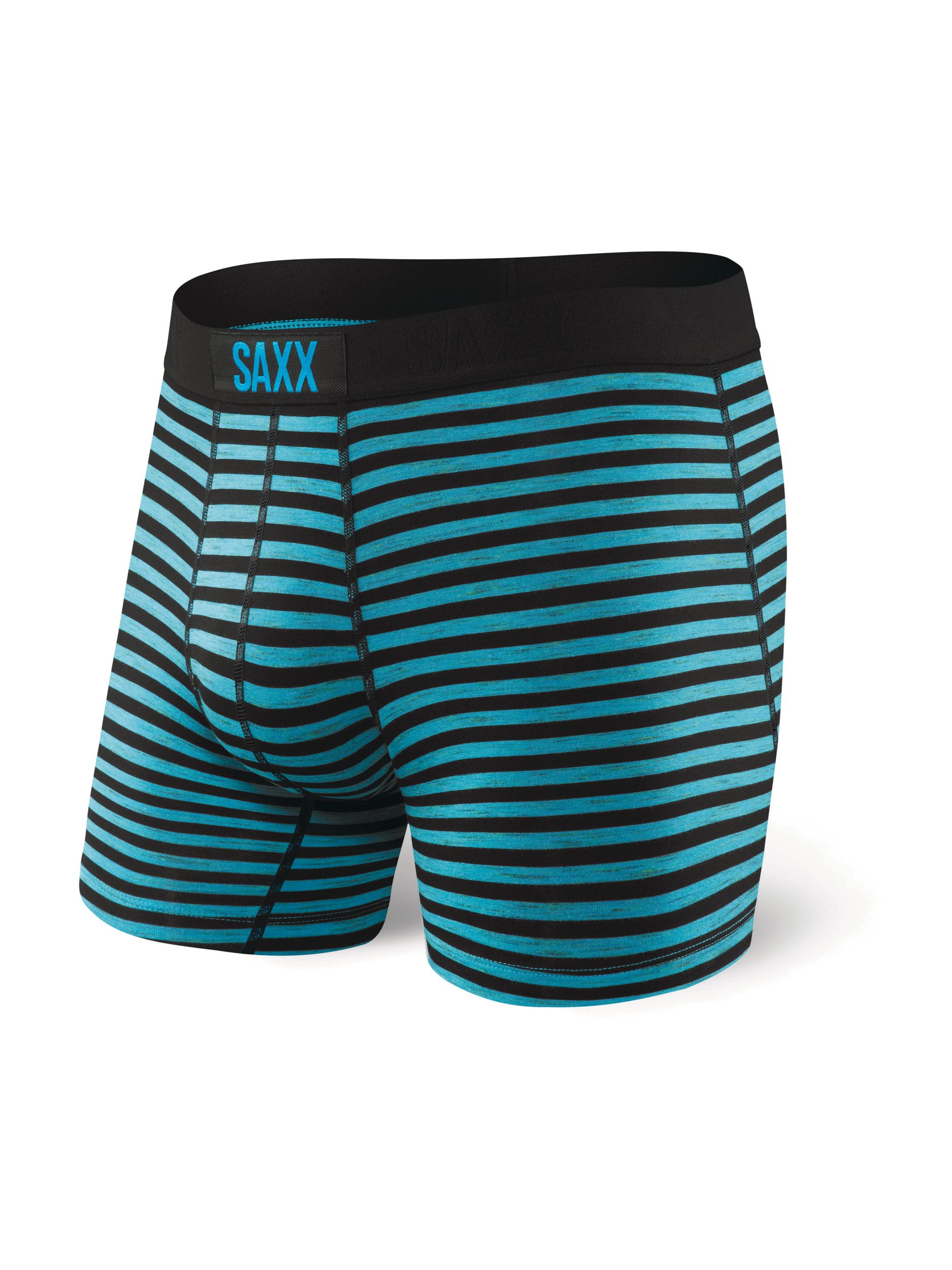 SAXX Men's Vibe Boxer Brief Blue Pop Jungle
