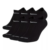 Nike Men's Everyday Plus No-Show Socks - 6 Pack Front_Angled_Left