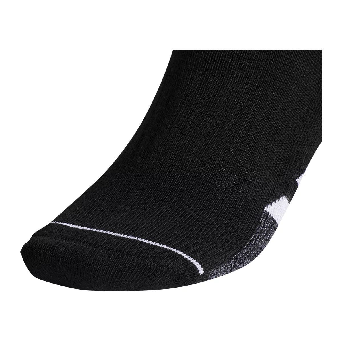 adidas Men's 3-Stripe Cushion III Low Socks - 3 pk