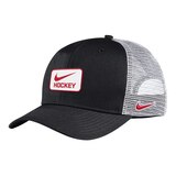 Nike Men's Swoosh Hockey Trucker Hat Front_Angled_Left
