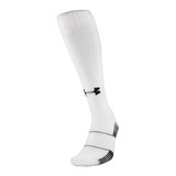 Under Armour Men's Over The Calf Hockey Crew Socks, Moisture-Wicking Front_Angled_Left