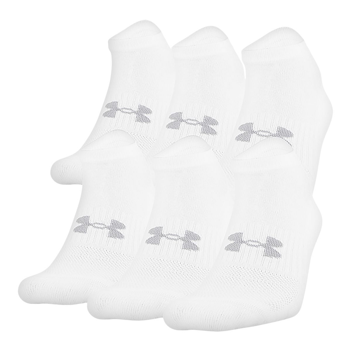 Under Armour Men's Training No-Show Socks 6pk