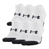 Under Armour Men's Performance No-Show Socks, Moisture-Wicking, 6-Pack Front_Angled_Left