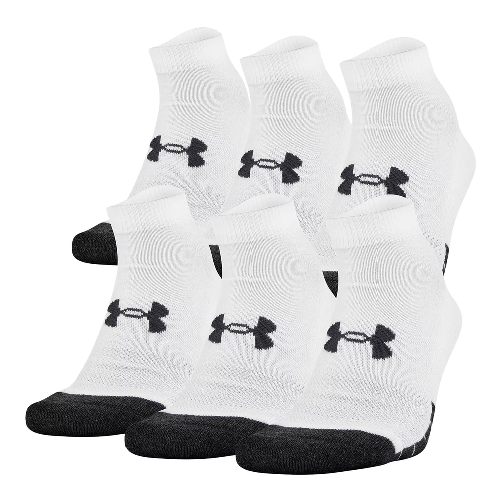 Under Armour Men's Performance Low Socks  Quick-Dry  6-Pack
