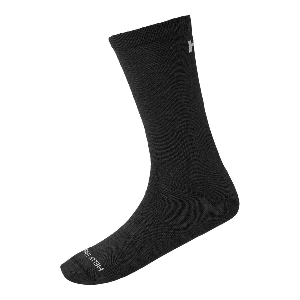 Helly Hansen Merino Light Lineer Crew Sock - Black | Sportchek