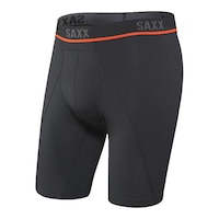 SAXX Kinetic HD Men's Long Leg Boxer Brief Front_Angled_Left