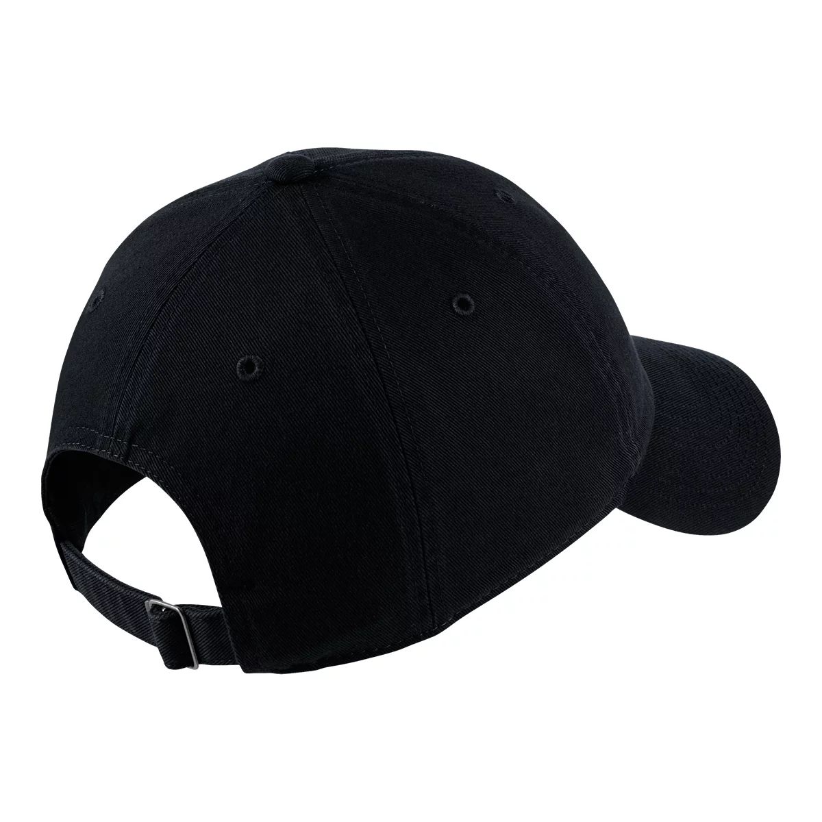 Nike Sportswear Heritage86 Futura Washed Cap - Black Back_Angled_Right