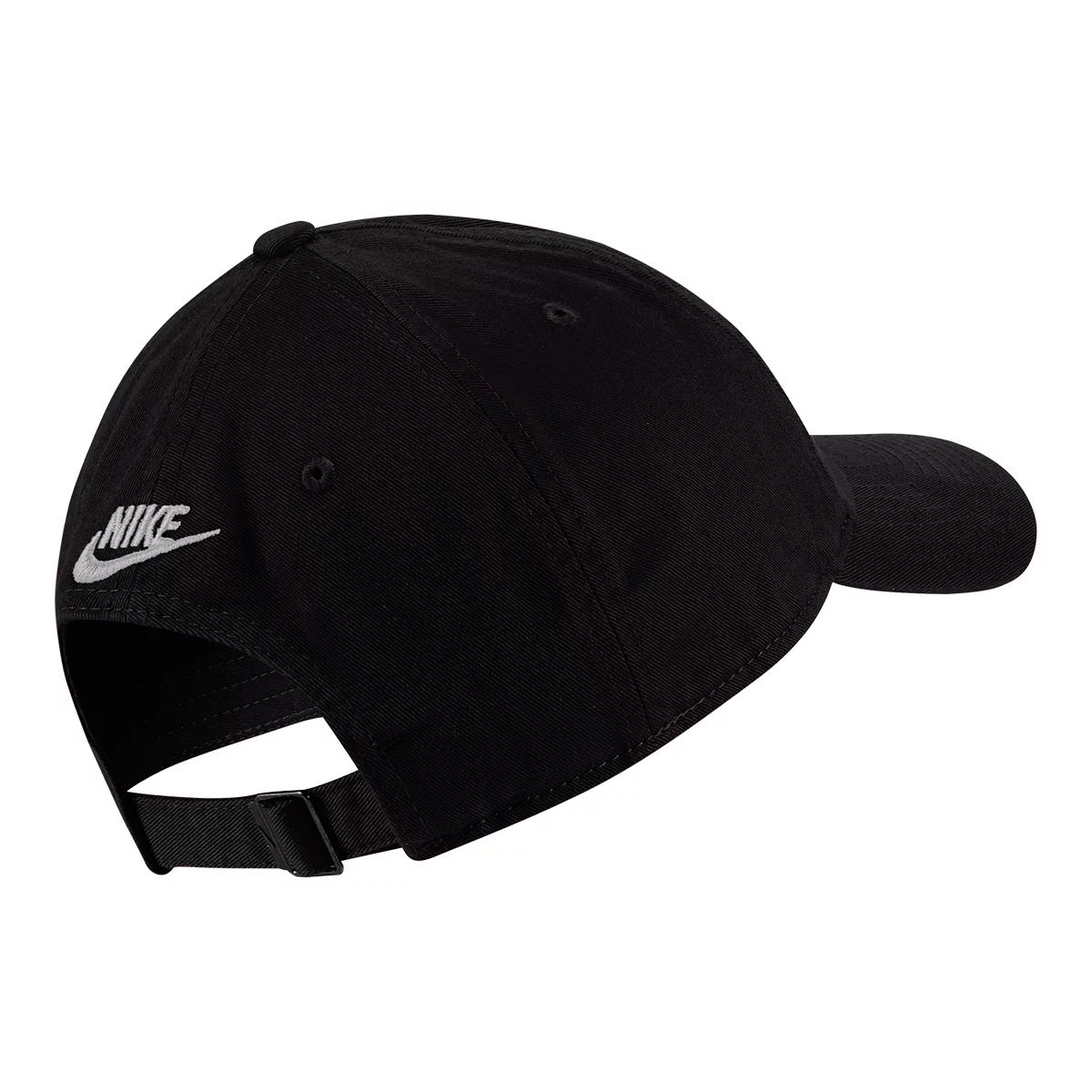 Nike Sportswear Heritage86 Just Do It Washed Cap - Black/White