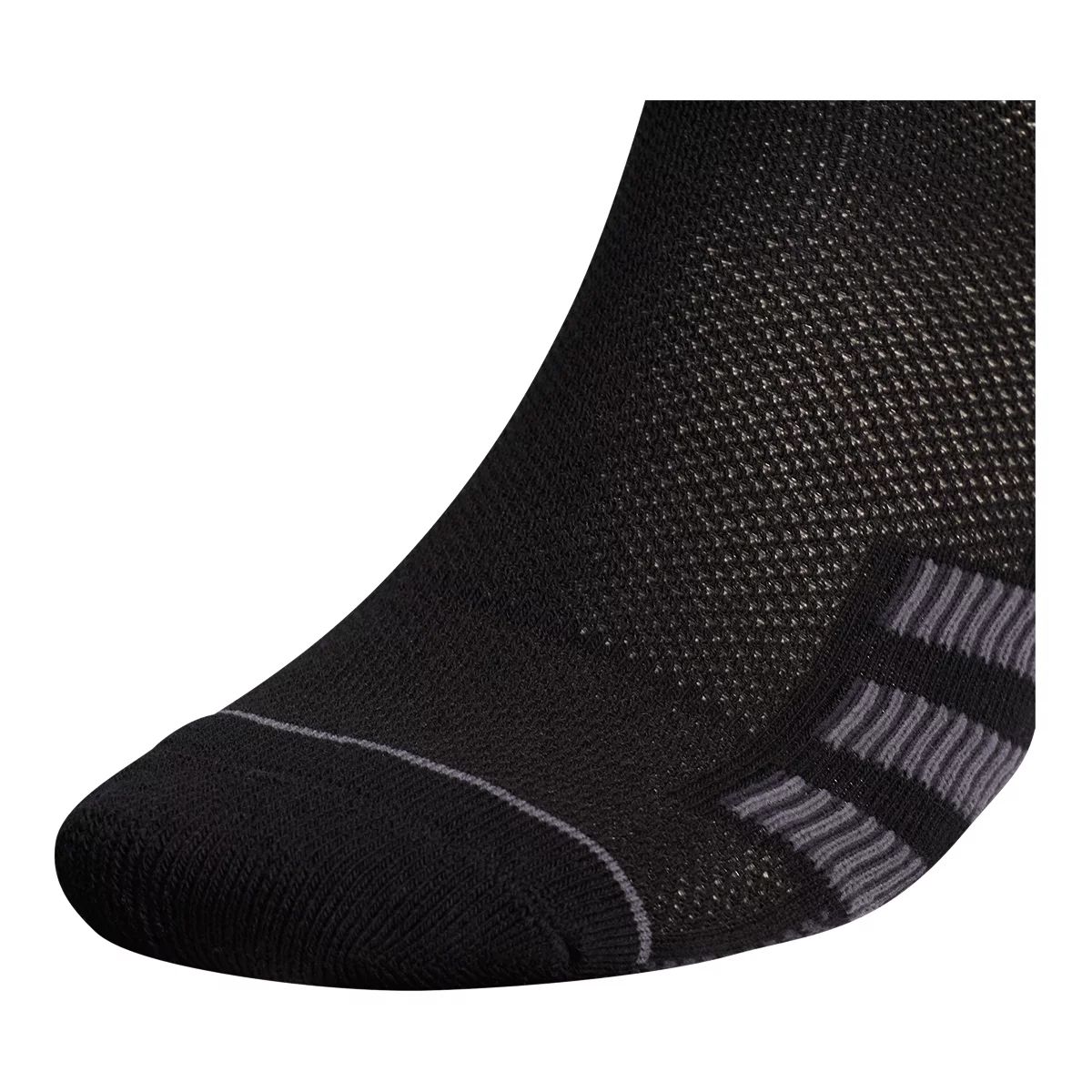 adidas Men's Stripe II Low Socks, Breathable, 3-Pack