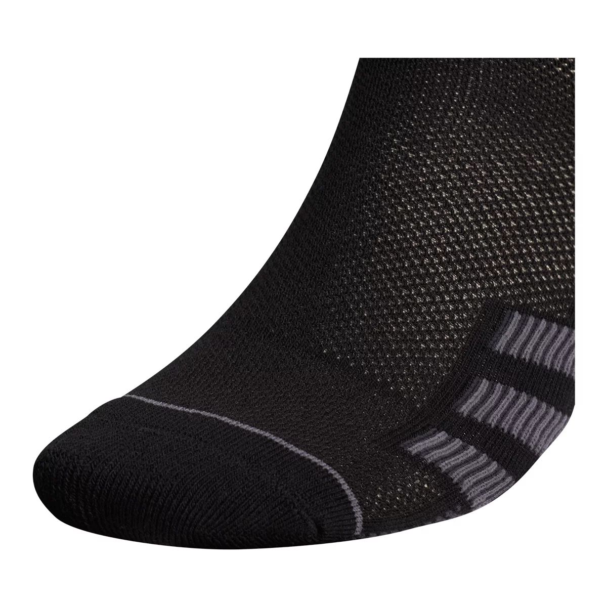 adidas Men's Stripe II Low Socks, Breathable, 3-Pack