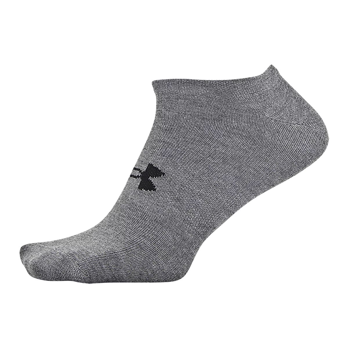 Under Armour Men's Essential  Athletic No-Show Socks, Lightweight, 6-Pack