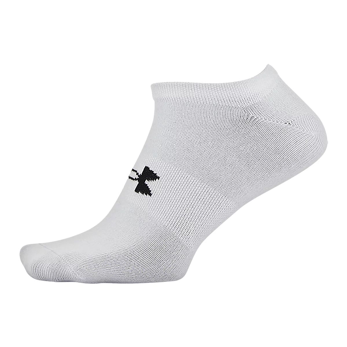 Under Armour Men's Essential  Athletic No-Show Socks, Lightweight, 6-Pack