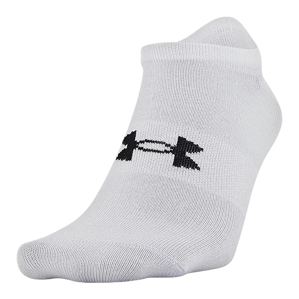 Under Armour Men's Essential  Athletic No-Show Socks, Lightweight, 6-Pack