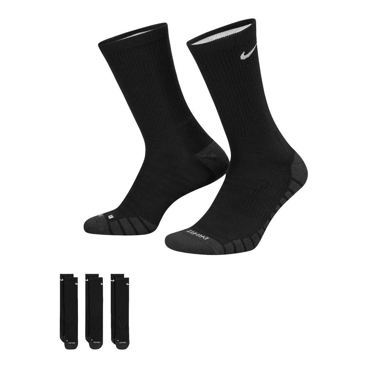 Nike Men's Everyday Max Crew Socks, Cushioned, 3-Pack | SportChek