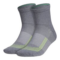adidas Men's UB21 Superlite Quarter Socks, Breathable, 2-Pack Front_Angled_Left