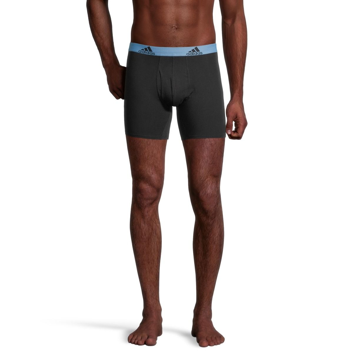 adidas Stretch Cotton Men's Boxer Brief, Underwear, Quick-Dry