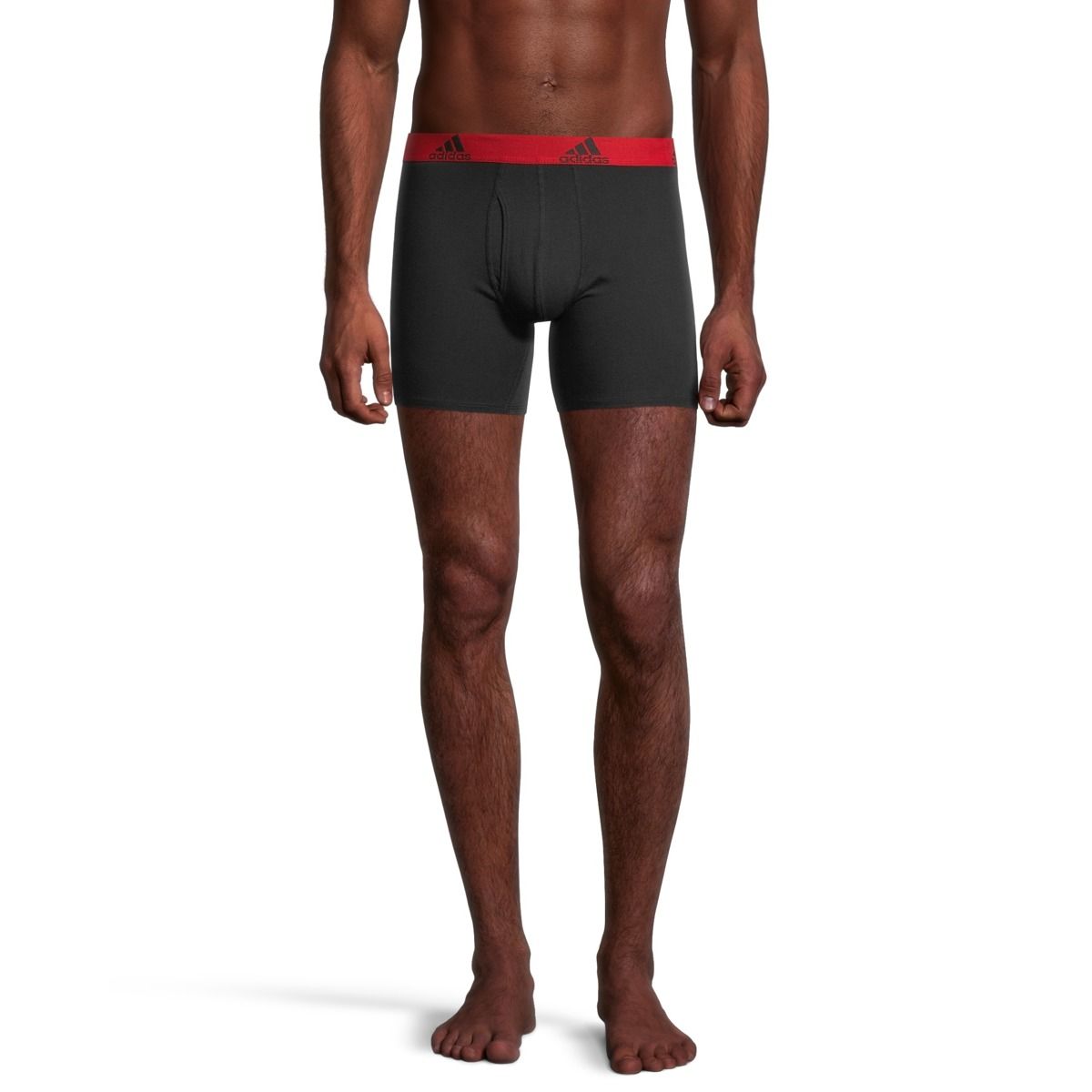 adidas Stretch Cotton Men's Boxer Brief, Underwear, Quick-Dry