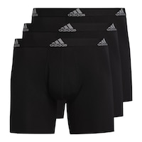adidas Performance Men's Boxer Brief, Workout Underwear, Tagless Front_Flat
