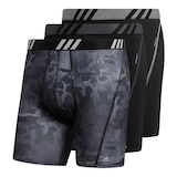 adidas Sport Performance Graphic Men's Boxer Brief, Underwear, Moisture-Wicking, Slim Fit Front_Three_Fourths_Angled_Left