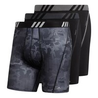 adidas Sport Performance Graphic Men's Boxer Brief, Underwear, Moisture-Wicking, Slim Fit Front_Three_Fourths_Angled_Left