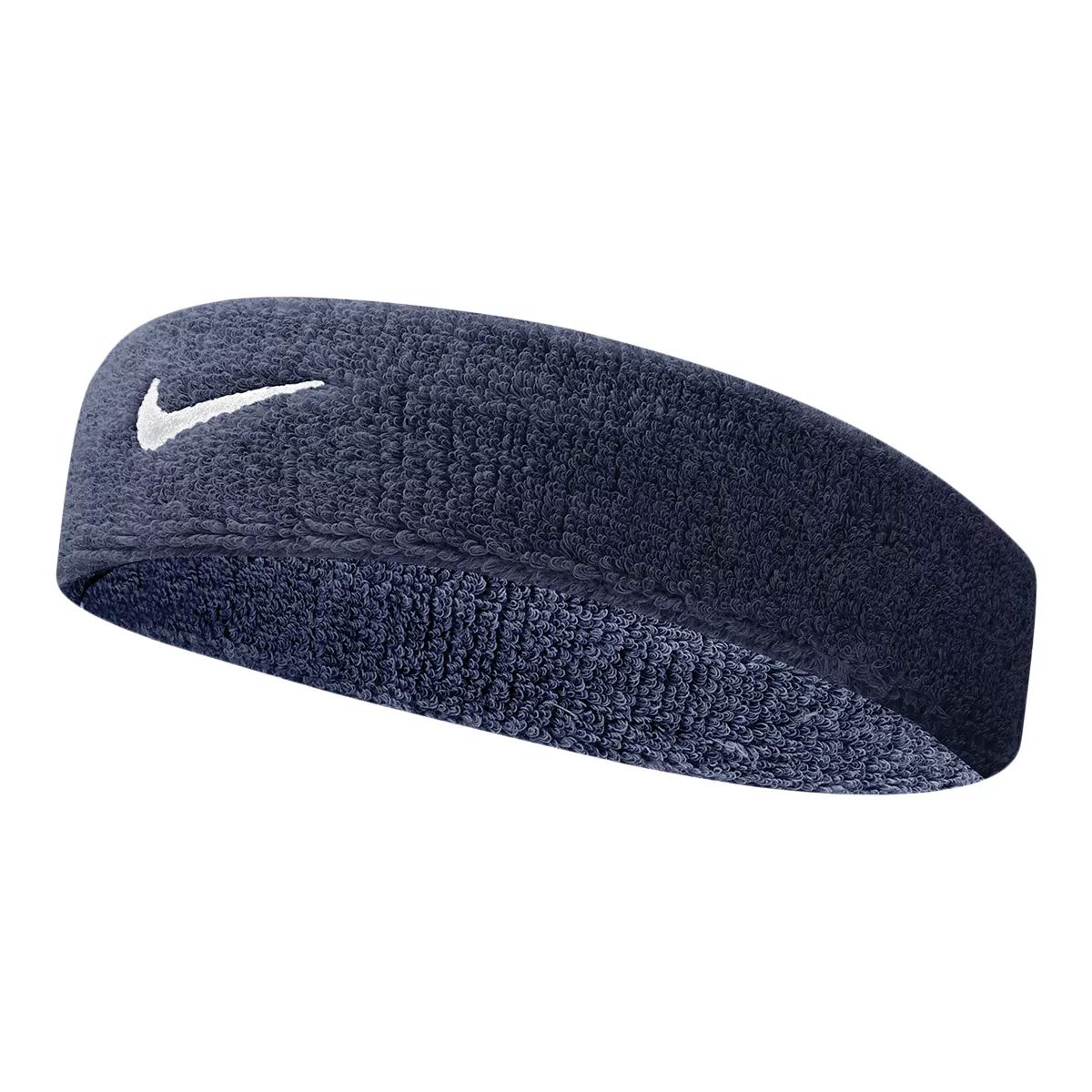 Nike Swoosh Stretchy Headband Front_Angled_Left
