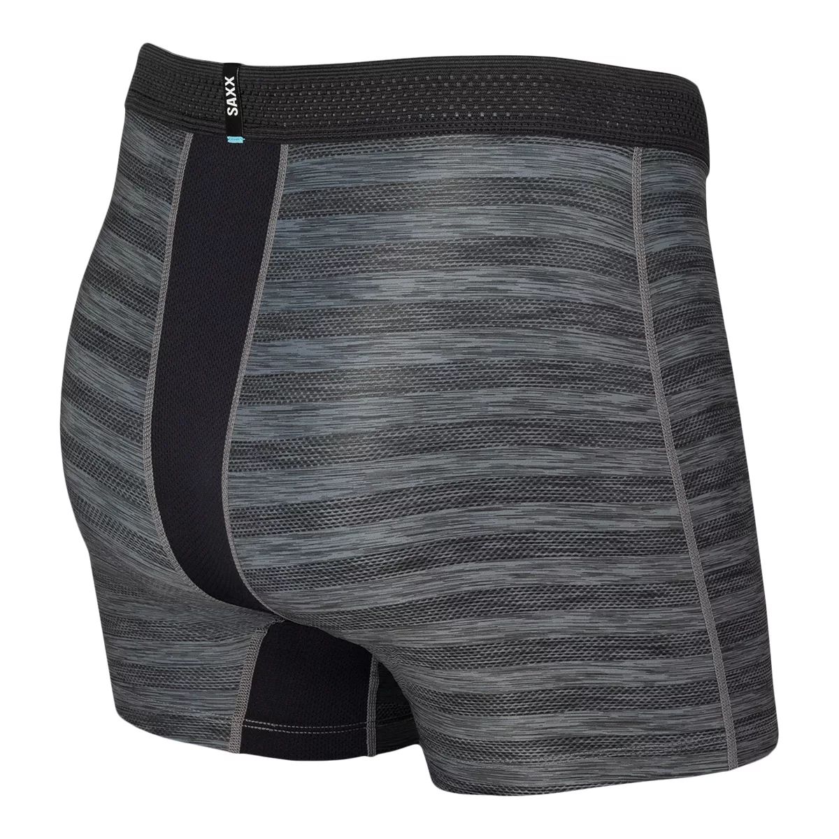 SAXX Droptemp Hotshot Stripe Men's Boxer Brief, Workout Underwear,  Quick-Dry