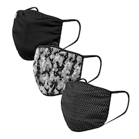 FOCO Junior Face Mask – Non-Medical 3 Pack Front_Three_Fourths_Angled_Left