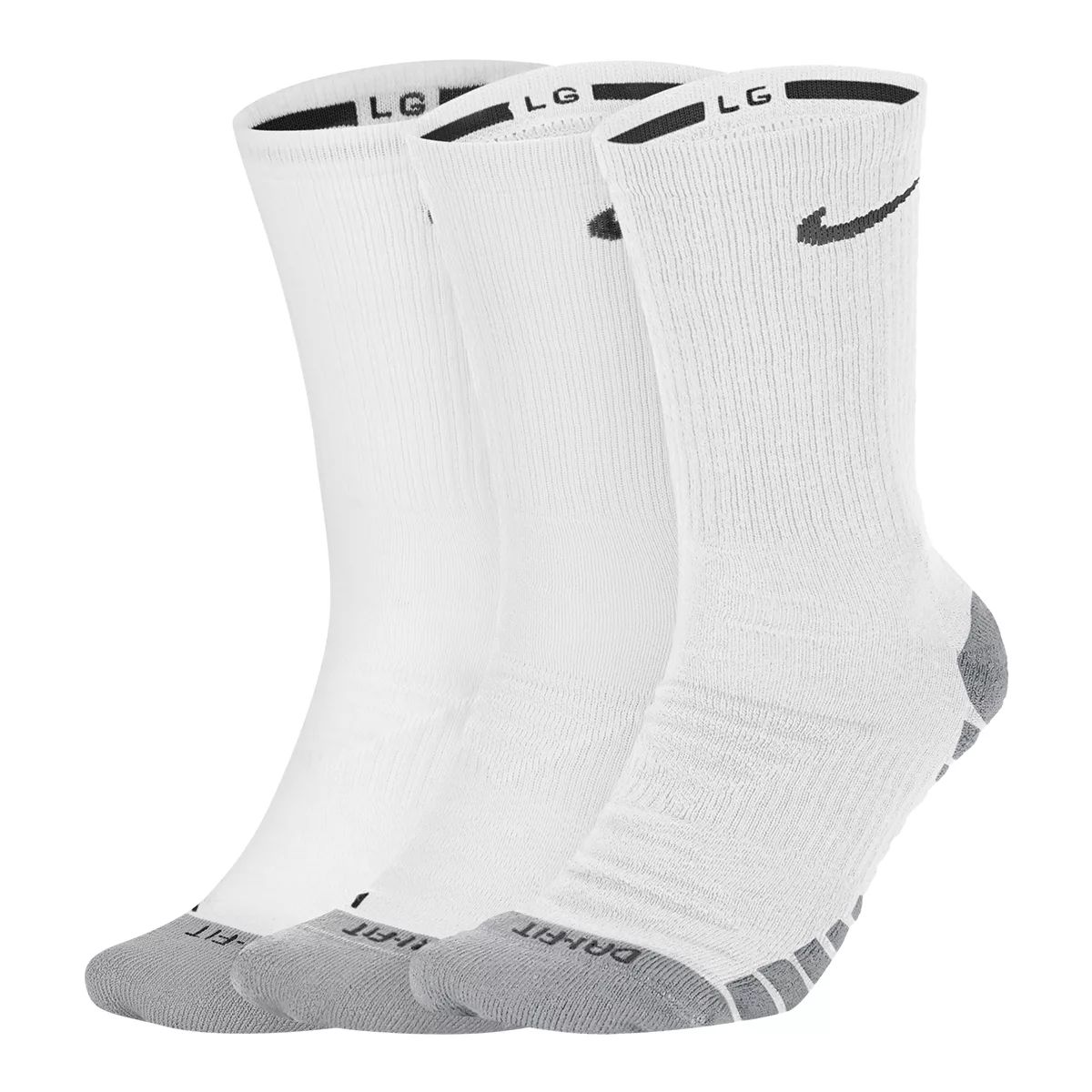 Nike Men's Everyday Max Crew Socks  Cushioned  3-Pack