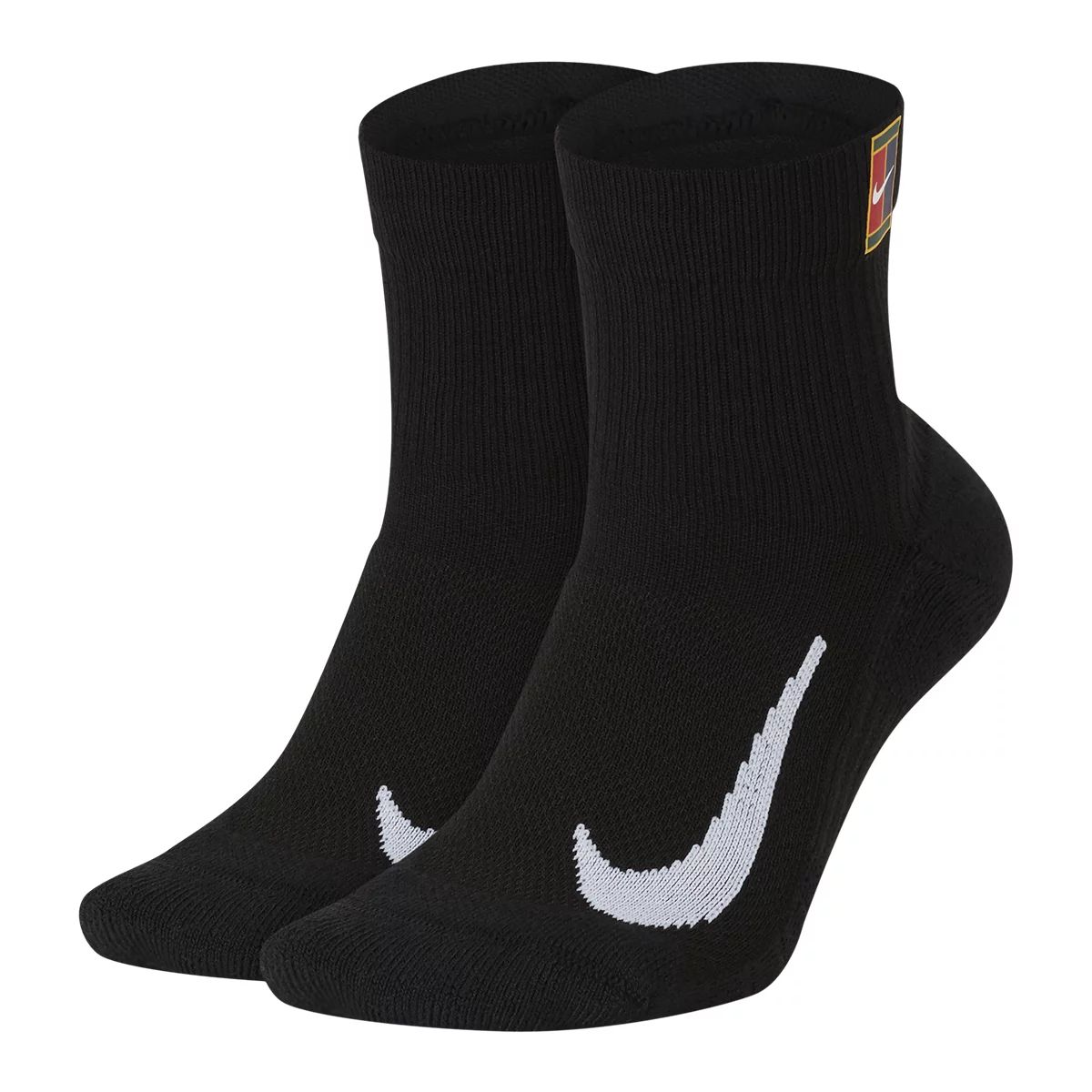 Nike Men's Court Multiplier Max Ankle Socks - 2 Pack Front_Angled_Left