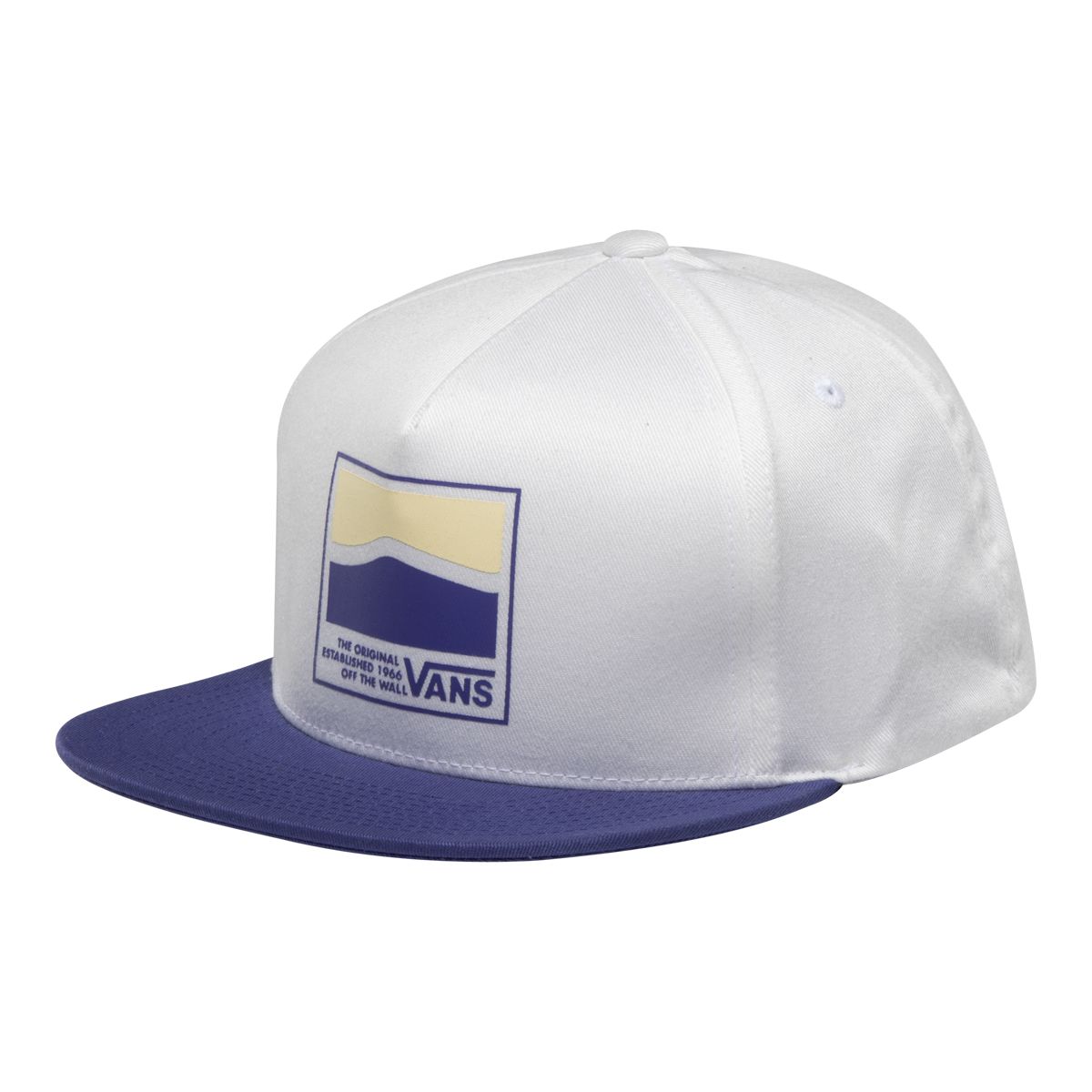 Vans Men's DNA 110 Snapback Hat Front_Three_Fourths_Angled_Left