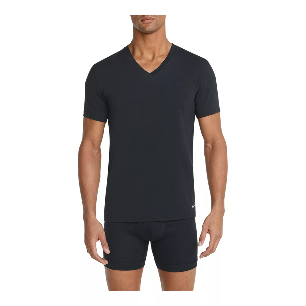 Nike Men s Everyday Stretch V Neck Undershirt 2 Pack SportChek