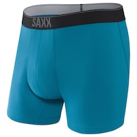 SAXX Men's Quest 2.0 Boxer Briefs Front_Three_Fourths_Angled_Left