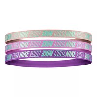 Nike Girls' Metallic Headband - 3 Pack Front_Flat