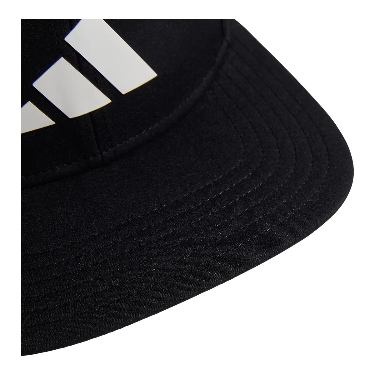 adidas Men's 3 Bar Snapback Hat CloseUp