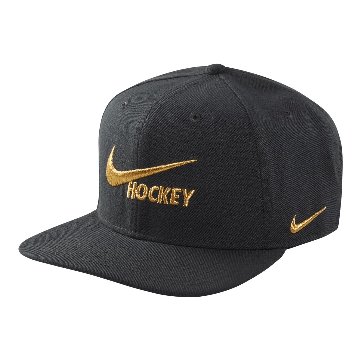 Nike Pro Men's Hockey Flatbill Cap Front_Angled_Left