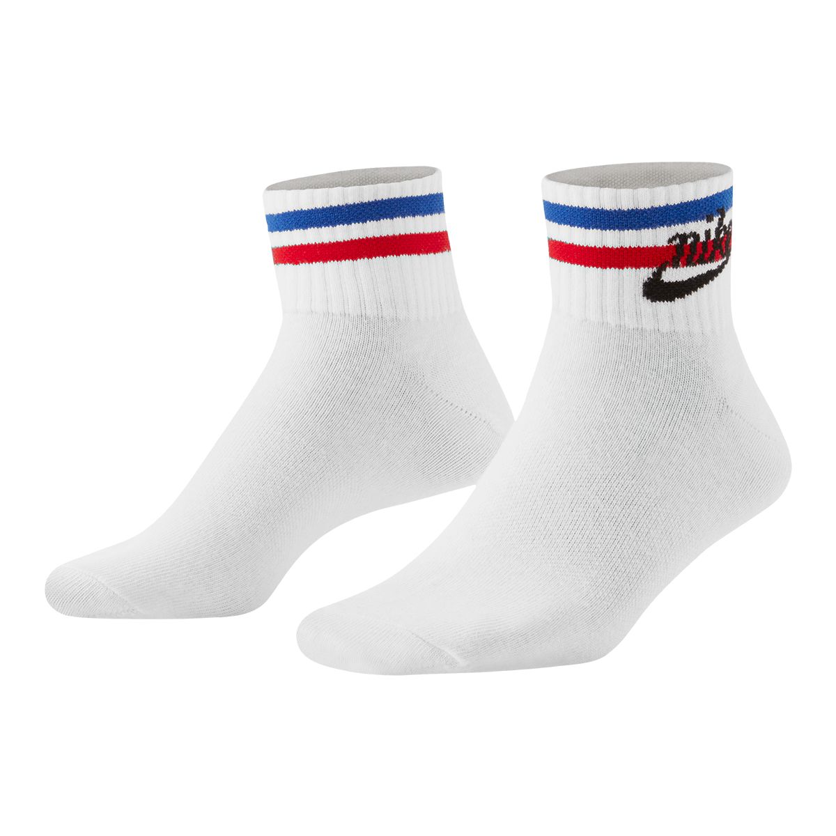 Nike Sportswear Men's Everyday Essential Graphic Ankle Socks - 3 Pack Composite_or_Mixed