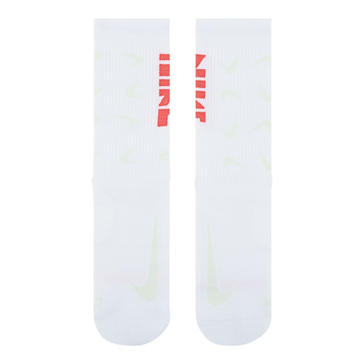 Nike Men's Run Multiplier HBR Crew Socks, Moisture-Wicking Overhead_Flat