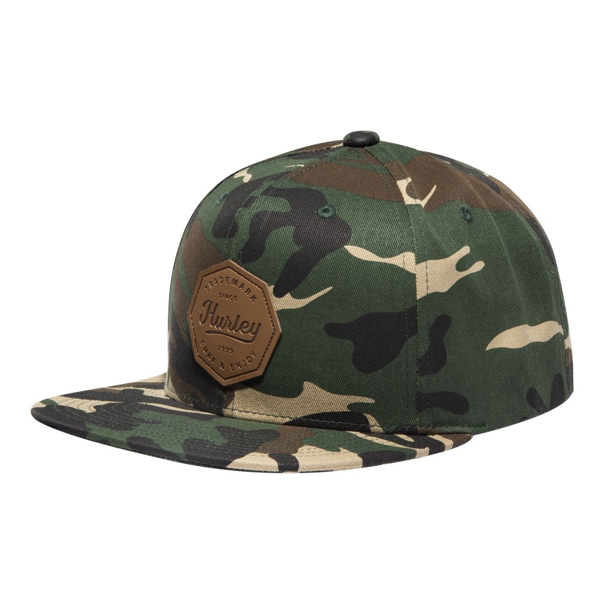 Hurley Men's Tahoe Snapback Hat Front_Angled_Left