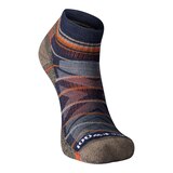 Smartwool Men's Performance Hike Light Pattern Ankle Socks Front_Three_Fourths_Angled_Right
