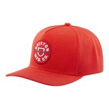Brixton Men's Crest C MP Snapback Hat Front_Angled_Left