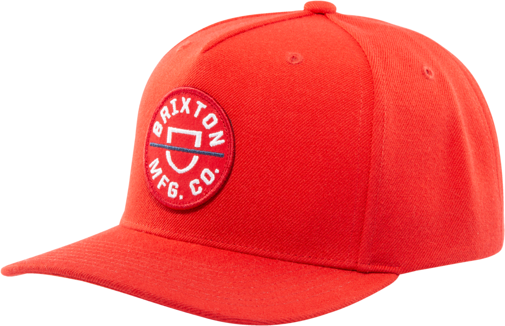 Brixton Men's Crest C MP Snapback Hat