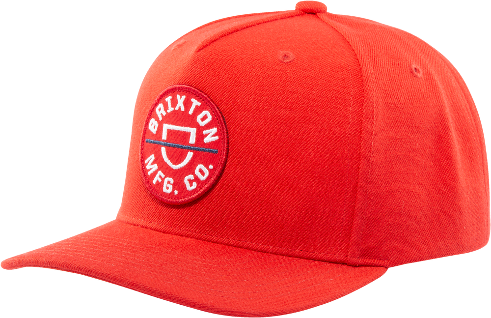 Brixton Men's Crest C MP Snapback Hat