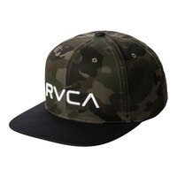 RVCA Men's Twill Snapback Hat Front_Angled_Left