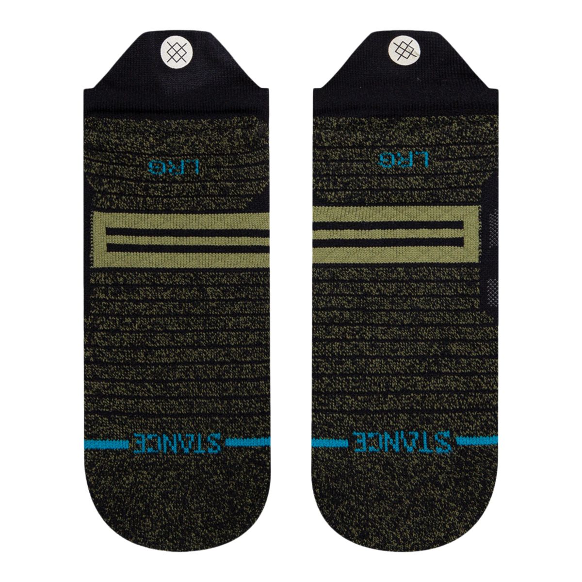 Stance Men's Train Complex Running No-Show Tab Socks, Medium Cushioned, Moisture-Wicking