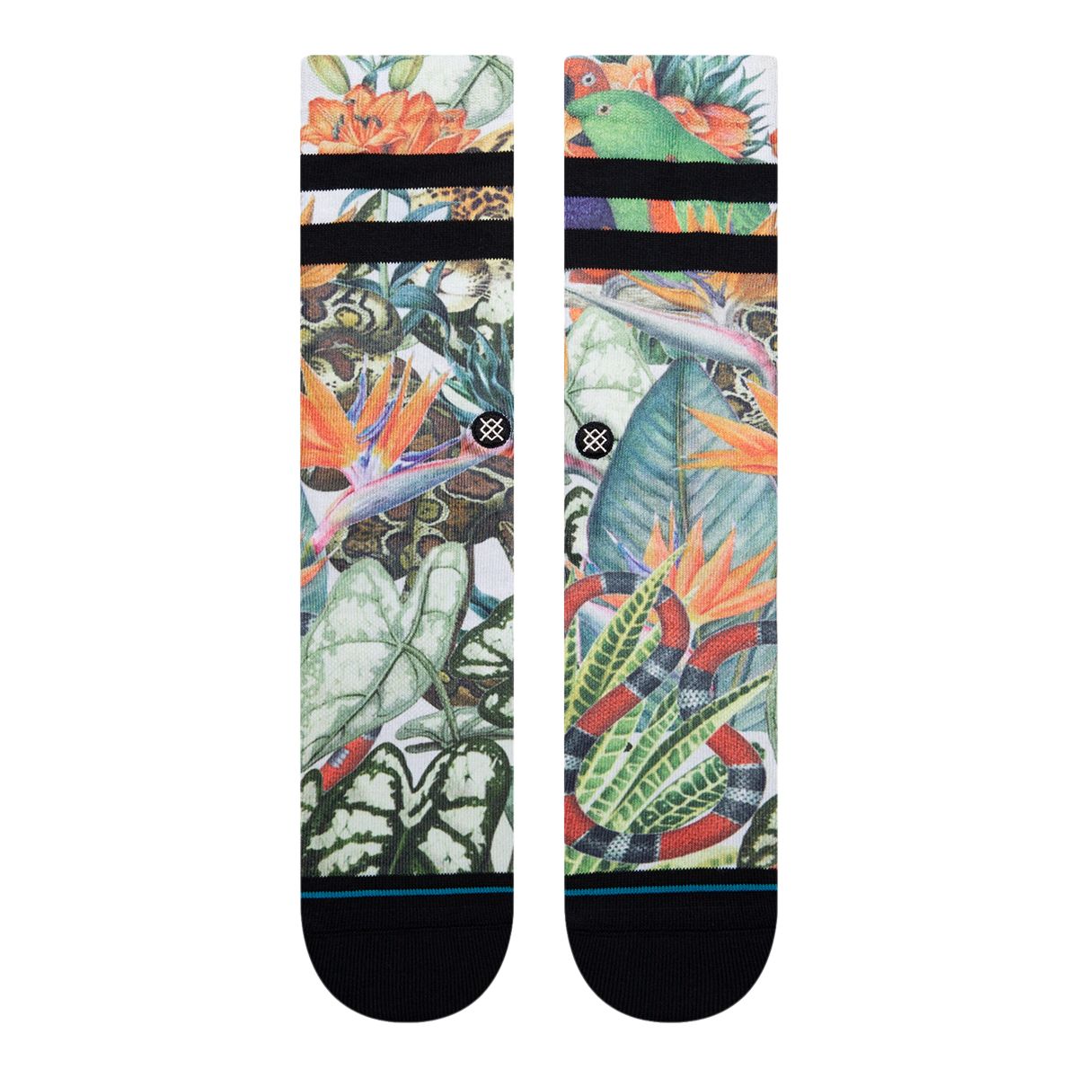 Stance Men's Jungle Life Crew Socks Front_Flat
