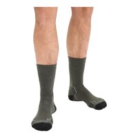 Icebreaker Men's Hike+ Medium Crew Socks Front_Three_Fourths_Angled_Right