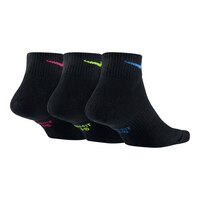 Nike Women's Dri-Fit Athletic Quarter Socks, Cushioned, 3-Pack Bottom_Plunge